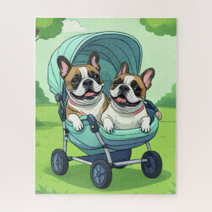 Französische Bulldogge Zwillinge