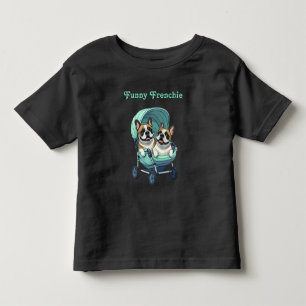 Französische Bulldogge Zwillinge Kleinkind T-shirt