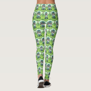 Französische Bulldogge Zwillinge Leggings