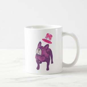 Französische Bulldogge Zylinder French Bulldog Kaffeetasse