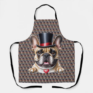 Französische Bulldogge Zylinder French Bulldog Schürze