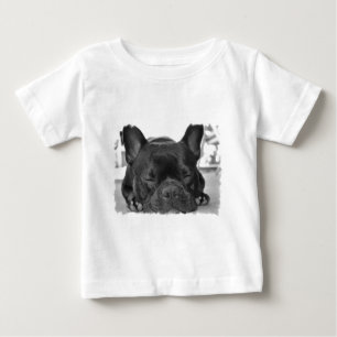Französische Bulldoggen-Baby-T - Shirt