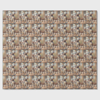 Französische Bulldoggen-Bäckerei-Geschenkpapier Geschenkpapier