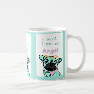 Französische Bulldoggen Engel French Bulldog Kaffeetasse