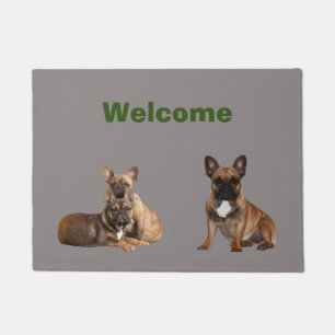 Französische Bulldoggen Friends French Bulldog Fußmatte