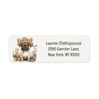 Französische Bulldoggen Gartenmöbel für Blume