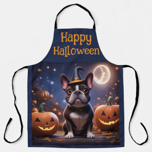 französische Bulldoggen Halloween French Bulldog Schürze