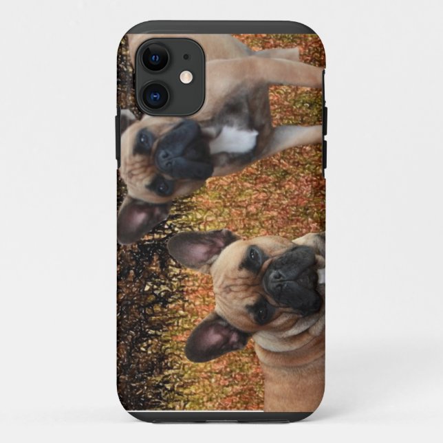 Französische Bulldoggen IPhone 5 Case Made (Rückseite)