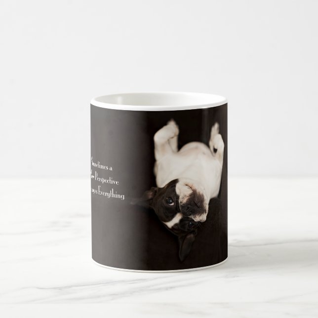 Französische Bulldoggen-Kaffee-Tasse: Neue Kaffeetasse (Mittel)