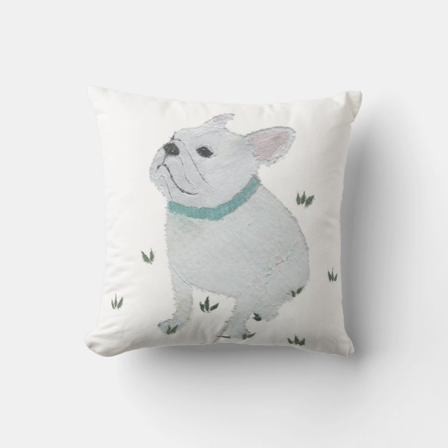 Französische Bulldoggen-Kissen Kissen (Vorderseite)