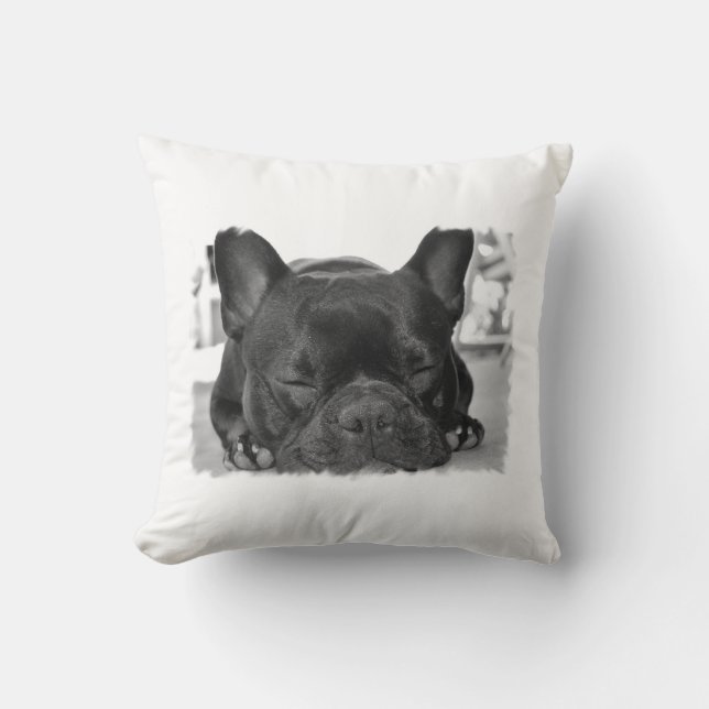 Französische Bulldoggen-Kissen Kissen (Vorderseite)
