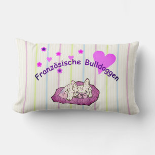 Französische Bulldoggen  Lendenkissen