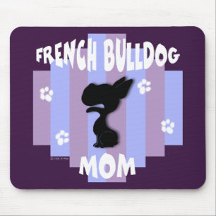Französische Bulldoggen-Mama Mousepad