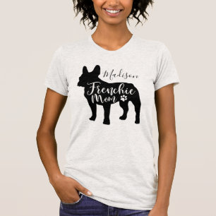 Französische Bulldoggen-Mama-T - Shirt für Mädc