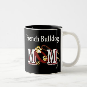 Französische Bulldoggen-Mama-Tasse Zweifarbige Tasse