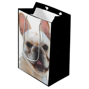 Französische Bulldoggen-mittlere Geschenk-Tasche Mittlere Geschenktüte