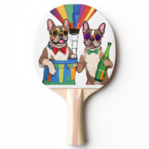 Französische Bulldoggen Neujahr French Bulldog