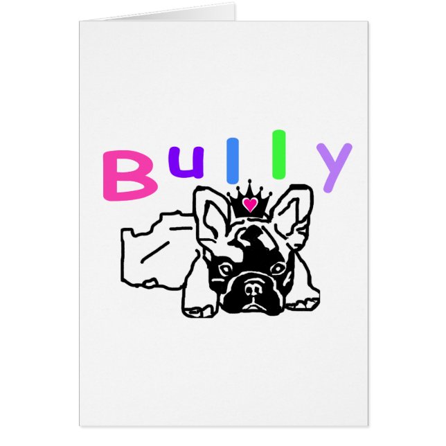 Französische Bulldoggen Postkarte (Vorne)