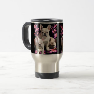 Französische Bulldoggen Schmetterling Bulldog Reisebecher