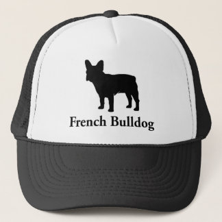 Französische Bulldoggen-Silhouette Truckerkappe