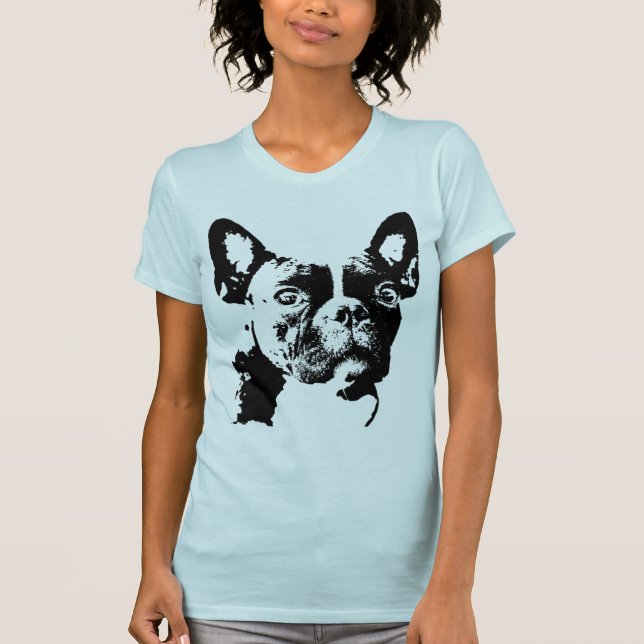 Französische Bulldoggen-T - Shirt (Vorderseite)