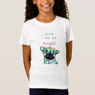 Französische Bulldoggen T Shirt für Kinder