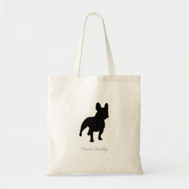 Französische Bulldoggen-Taschen-Tasche (schwarze Tragetasche
