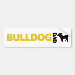 Französische Bulldoggen-Vater Autoaufkleber