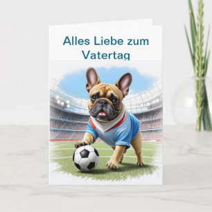 französische Bulldoggen Vatertag French Bulldog Einladung