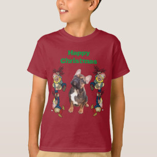 Französische Bulldoggen Weihnachten French Bulldog T-Shirt