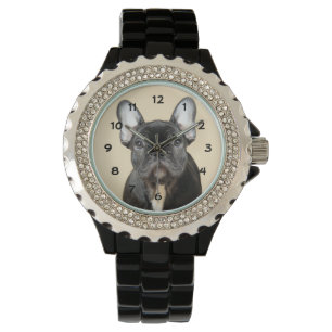 Französische Bulldoggen-Welpe Armbanduhr