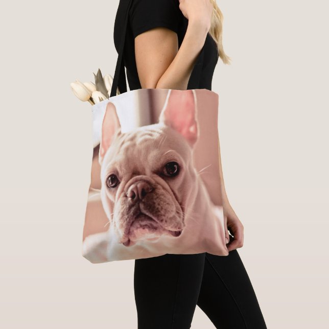 Französische Bulldoggen-Welpe Tasche (Von Nahem)