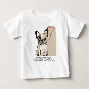 Französische Bulldoggen-Welpen - Niedlich und voll Baby T-shirt