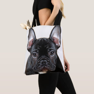 Französische Bulldoggen-Welpen-Sitzen Tasche