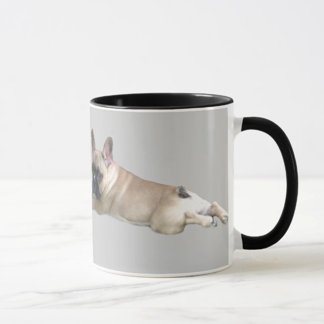 Französische Bulldoggen-Welpen-Tasse Tasse (Rechts)