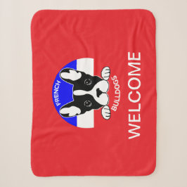 Französische Bulldogs - Fun Little Doggies Sherpadecke