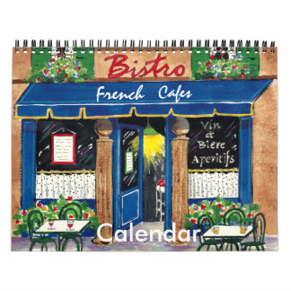 Französische Cafés, Kalender 2013