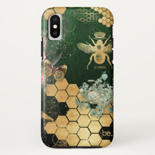 Französische Chic, viktorianisch, Biene, Blütenf Case-Mate iPhone Hülle