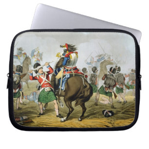 Französische Cuirassiers am Kampf von Waterloo, Laptopschutzhülle