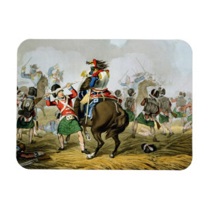 Französische Cuirassiers in der Schlacht von Wate Magnet