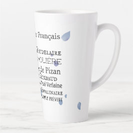 Französische Dichter Latte Tasse