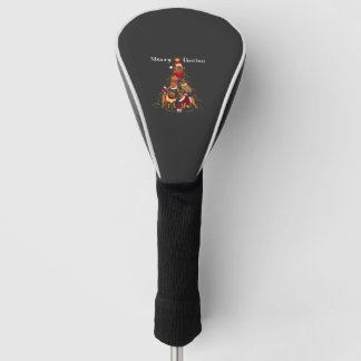 Französische Dogge Dogue de Bordeaux Weihnachtsbau Golf Headcover