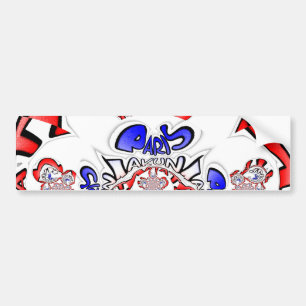 Französische Drehung Hakuna Matata: Einzigartiger Autoaufkleber