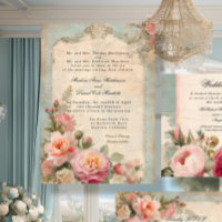 Französische Elegant Floral Vintag Junk Journal We