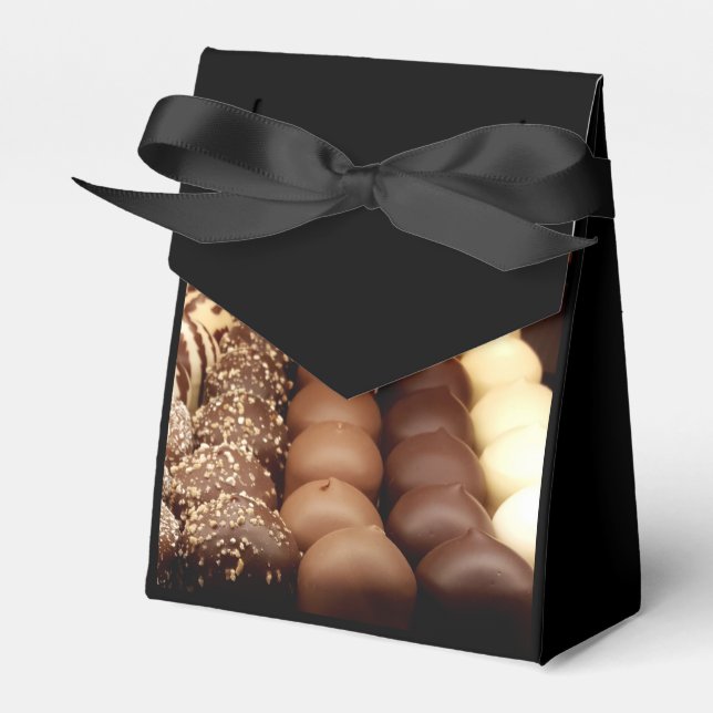 Französische elsässische Schokolade Geschenkschachtel (Vorderseite)