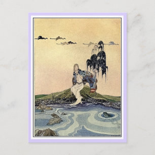 Französische Feenmärchen: Violette und die Kröte Postkarte