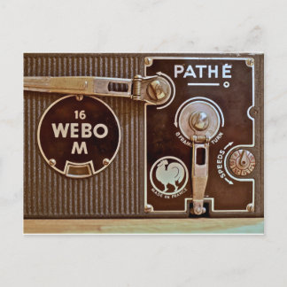 Französische Filmkamera Postkarte
