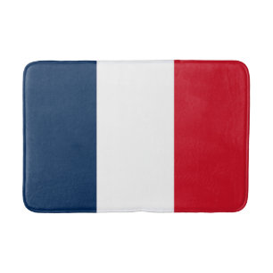 Französische Flagge Badematte