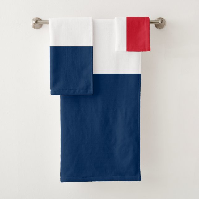 Französische Flagge Badhandtuch Set (Insitu)