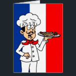 Französische Flagge der Heiligen Kreuzung 80. Gebu<br><div class="desc">Oh,  Crepe Jemand dreht 80 mit den Farben der Flagge von Frankreich. Eine tolle Grußkarte für jemanden,  der achtzig Jahre alt ist. Diese Karte ist perfekt für einen Franzosen,  der einen 80. Meilenstein feiert! Ideal für jemanden Franzosen,  der zum Kochen oder Backen Lieben hat.</div>